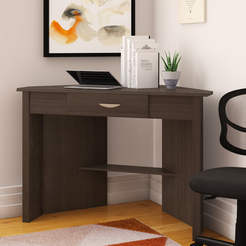 Trule Teen Armstrong 1 Drawer Corner Writing Desk Wayfair